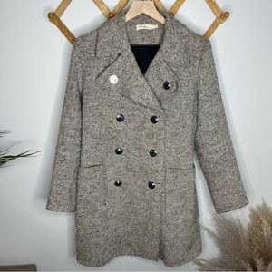Tory Burch Linen Kinsley Coat size 4